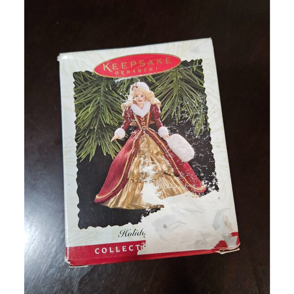 Hallmark Keepsake Ornament Holiday BARBIE Collector's Series Christmas 1996 - Picture 1 of 2